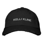 KELLI KLINE Distressed Baseball Hat Pet (Voorkant)