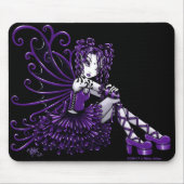 "Kelli" Paarse Fairy Mousepad Muismat (Voorkant)