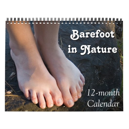 Kellie Barefoot in Natuur 12 maanden Agenda Kalender (Hoes)