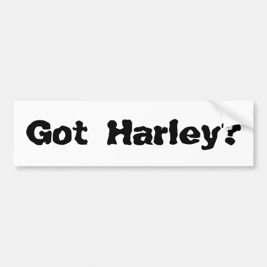 kellie blackburn kreeg een harleysticker bumpersticker (Voorkant)