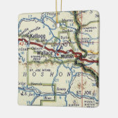 Kellogg en de Kaart van identiteitskaart van Walla Keramisch Ornament (Links)