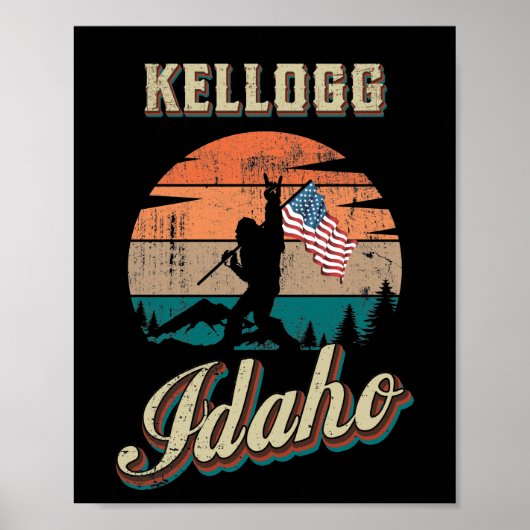 Kellogg Idaho Poster (Voorkant)