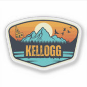 Kellogg, Idaho Sticker (Voorkant)