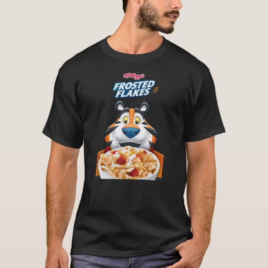 Kellogg's Frosties Frosted Flakes Cereal Tony the T-shirt (Voorkant)