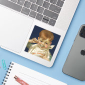 Kellogg's Kids, 1920 by J. C. Leyendecker Sticker (Laptop met iPhone)