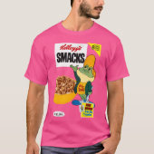Kellogg's Smacks Ontbijt Graan Box Art Dig 'Em T-shirt (Voorkant)
