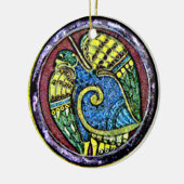 Kells Celtic Bird, Irish kerstsierents Keramisch Ornament (Links)