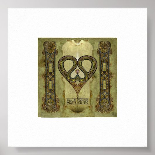 Kells Heartflame Poster (Voorkant)