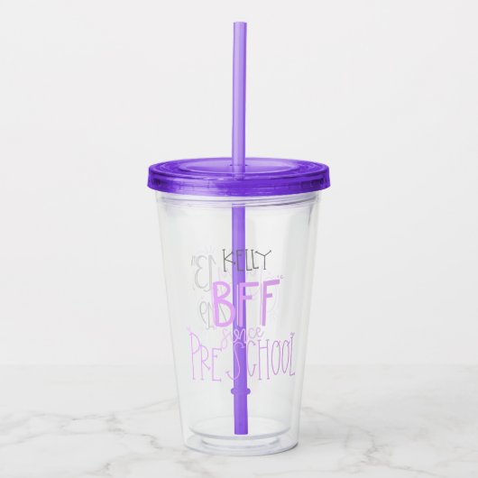 Kelly Bridesmaid Tumbler Acryl Drinkbeker (Voorkant)