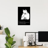 Kelly Charcoal Poster (Thuiskantoor)