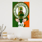 Kelly Clan Motto Poster Print (Keuken)