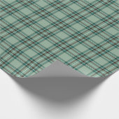Kelly Clan Tartan Ierse geruite patroon Cadeaupapier (Hoek)