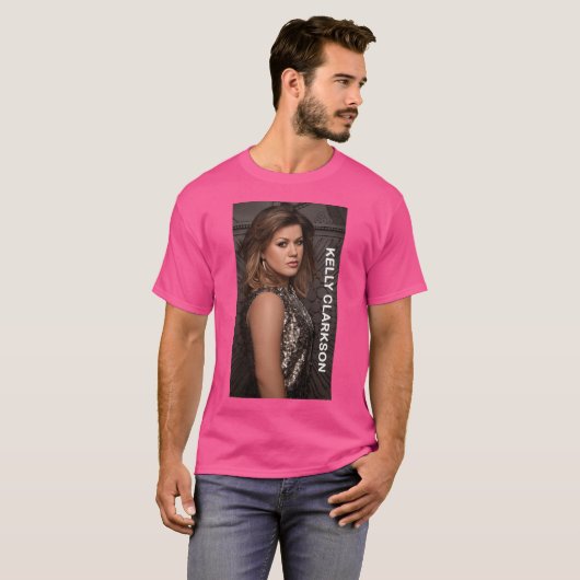 Kelly Clarkson Vrouwen Zanger T-shirt (Voorkant volledig)