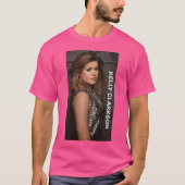 Kelly Clarkson Vrouwen Zanger T-shirt (Voorkant)