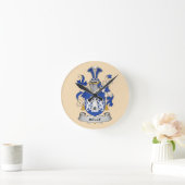 Kelly Coat of Arms Clock Ronde Klok (Huis)