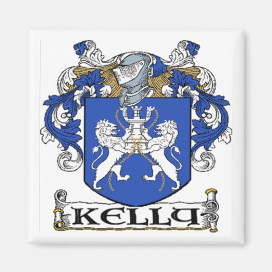 Kelly Coat of Arms Magnet (Voorkant)