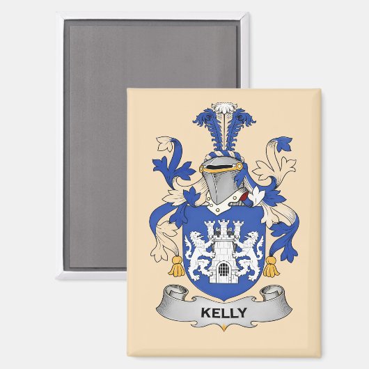 Kelly Coat of Arms Magnet (Voorkant / Achterkant)