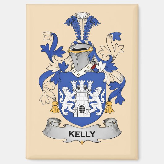 Kelly Coat of Arms Magnet (Voorkant)