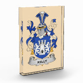 Kelly Coat of Arms Photo Block Fotoblokken (Links)