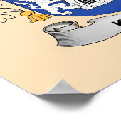 Kelly Coat of Arms Poster (Hoek)