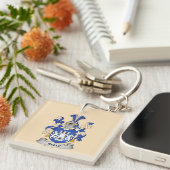 Kelly Coat of Arms Stone Keychain (Voorkant Rechts)