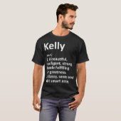 Kelly Definition gepersonaliseerde naam T-shirt (Voorkant volledig)