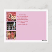 kelly en sarah lopen het uit briefkaart (Achterkant)