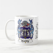 Kelly Family Crest op een mok (Links)