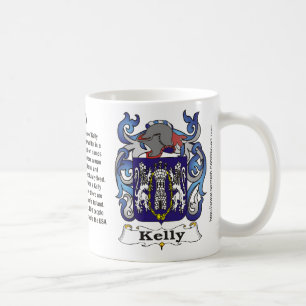 Kelly Family Crest op een mok