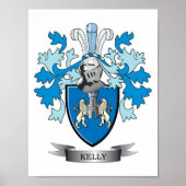 Kelly Family Crest Poster (Voorkant)