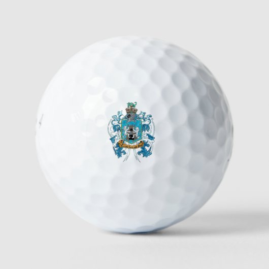 Kelly Family Crest / Wapenschild Golf Ball Golfballen (Voorkant)