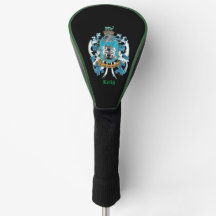 Kelly Family Crest / Wapenschild Golf Head Hoesje