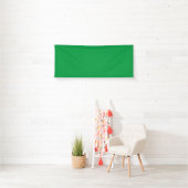 Kelly Green #06983E, Algae Vinyl Banner (Insitu)