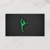 Kelly Green Ballet Dancer Visitekaartje (Achterkant)