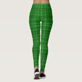 Kelly Green Black Irish Tartan Leggings (Achterkant)