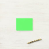 Kelly Green Bright Spring Neon Colour Trend 2015 Post-it® Notes (Op bureau)