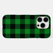 Kelly Green Buffalo Plaid Case-Mate iPhone Case (Achterkant (horizontaal))