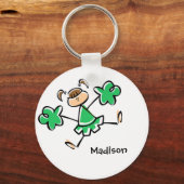 Kelly Green Cheerleader Sleutelhanger (Voorkant)