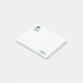 Kelly Green Crochet Fast, Die Warm Post-it® Notes (Schuin)