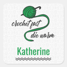 Kelly Green Crochet Fast, Die Warm