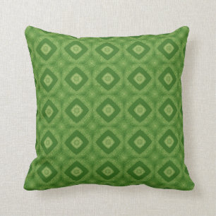 Kelly Green Double Diamond Pattern D023 Kussen
