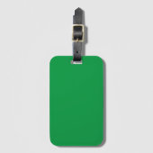Kelly Green effen kleur Bagagelabel (Voorkant (verticaal))