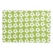 Kelly Green Floral Pillow Hoesje Kussensloop (Achterkant)