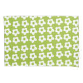 Kelly Green Floral Pillow Hoesje Kussensloop (Voorkant)