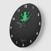 Kelly Green Frog Grote Klok (Hoek)