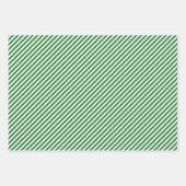 Kelly Green Griekse sleutel, streep, stip inpakpap Inpakpapier Vel (Voorkant 2)