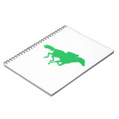 Kelly Green Horse Racing Notitieboek (Linkerzijde)
