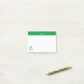 Kelly Green, ik voel me knitty. Post-it® Notes (Op bureau)