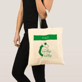 Kelly Green, ik voel me knitty. Tote Bag