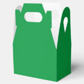 Kelly Green, Irish Green Favor Box Bedankdoosjes (Geopend)